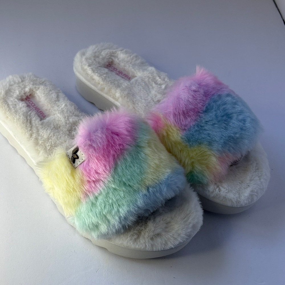Koolaburra Multicolor Furry Sandals